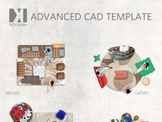 CAD家具组合模块- CAD 家具组合模块