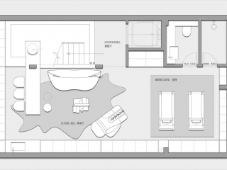 300㎡四层联排别墅平面方案 CAD PSD