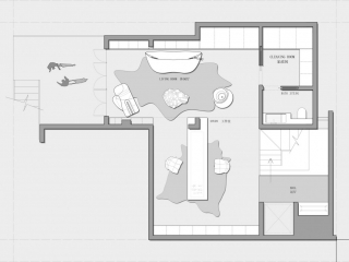 432㎡四层联排别墅户型 平面方案 CAD PSD
